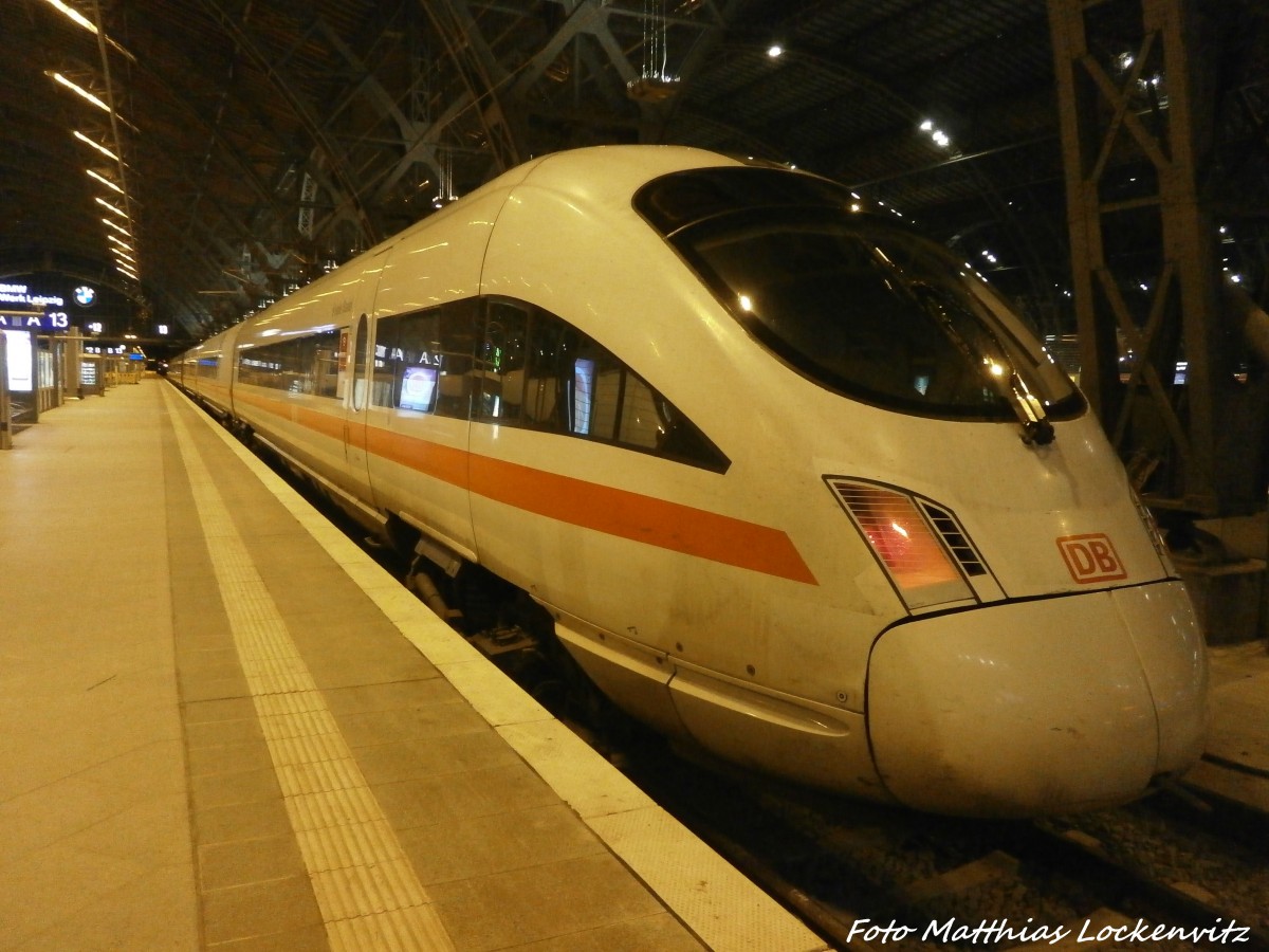 BR 411 im Leipziger Hbf am 10.2.15