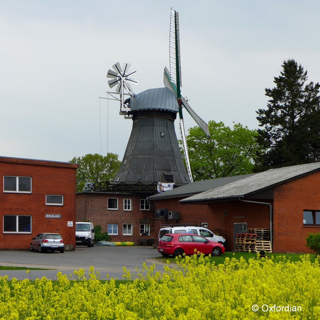 Braaker Mühle aus 1849 in Braak, Kreis Storman.