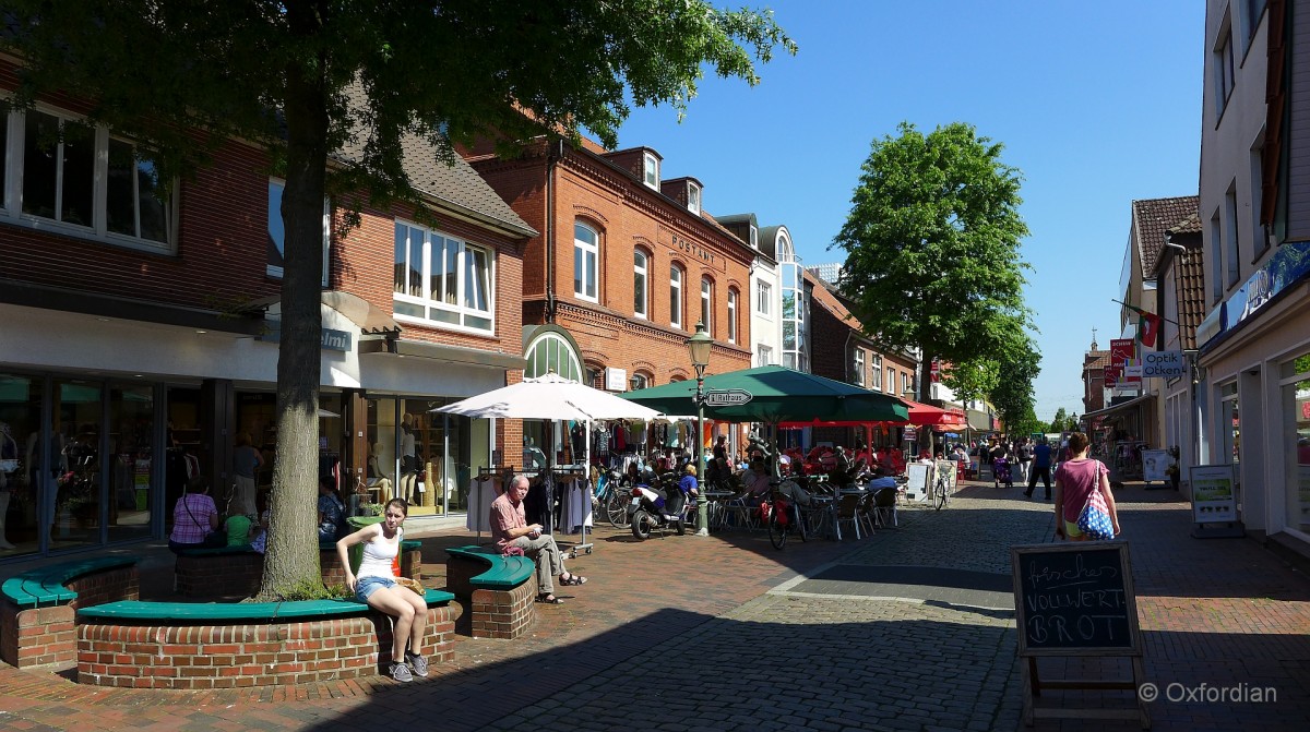 Bremervörde - Fußgängerzone Brunnenstraße.