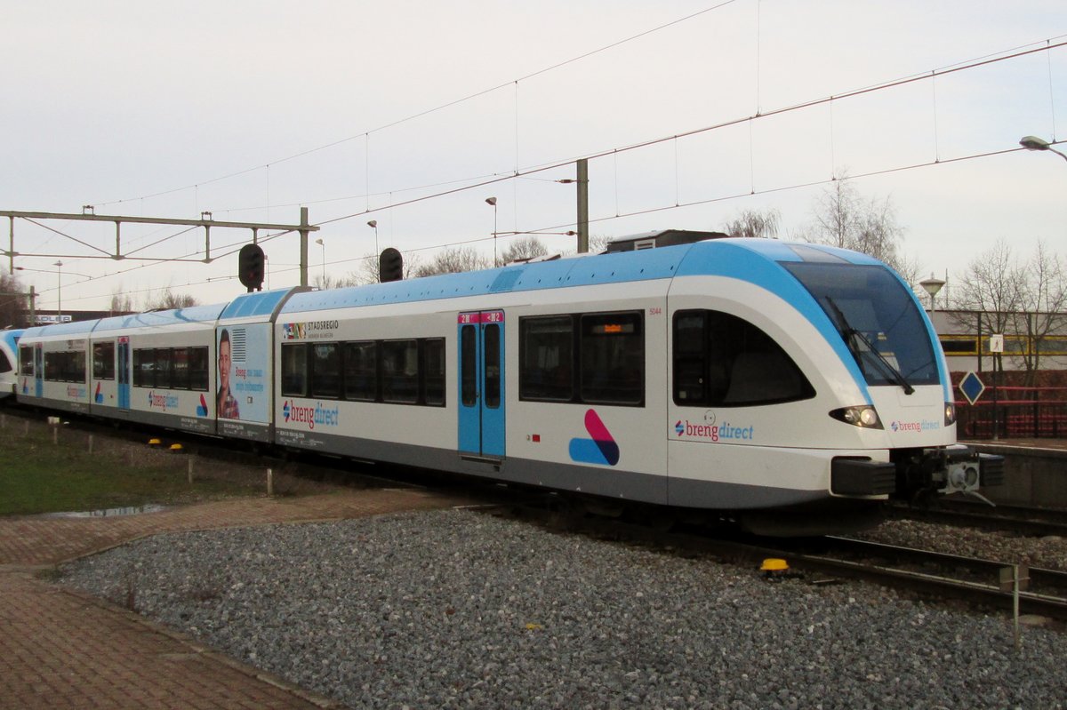 BRENG 5044 durchfahrt Blerick am 15 Februar 2015.