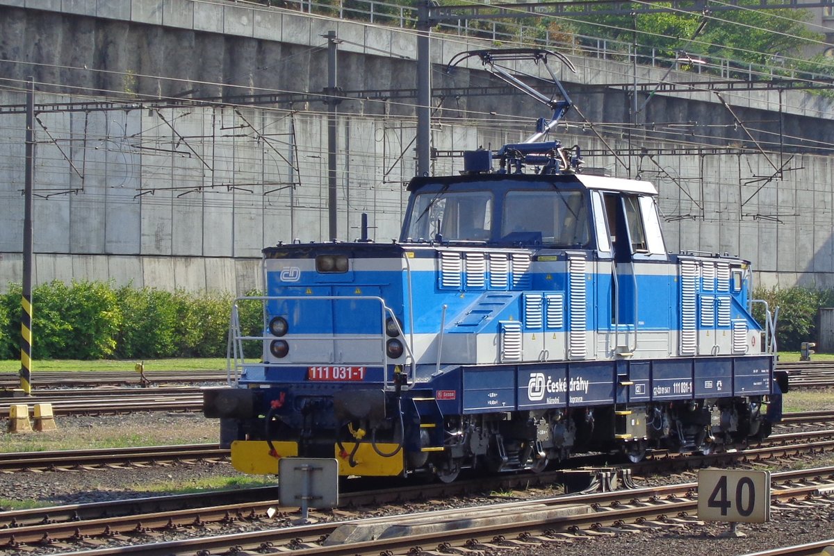 CD 111 031 steht am 20 September 2018 in Praha hl.n.