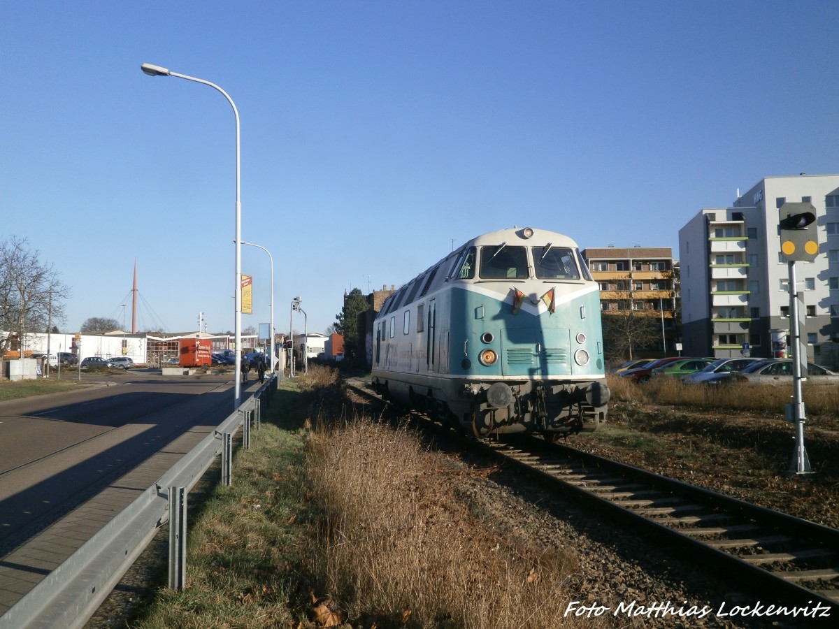 CTHS 228 203 unterwgs nach Halle-Trotha am 13.1.15