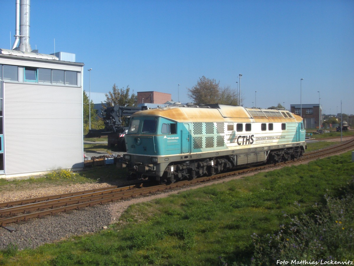 CTHS 232 002 bei seiner Betriebspause am Saalehafen in Halle (Saale) am 4.10.14