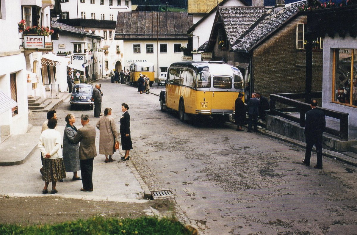 (D 015) - Aus dem Archiv: PTT-Regie - P 2184 - FBW/FHS um 1960 in Oesterreich