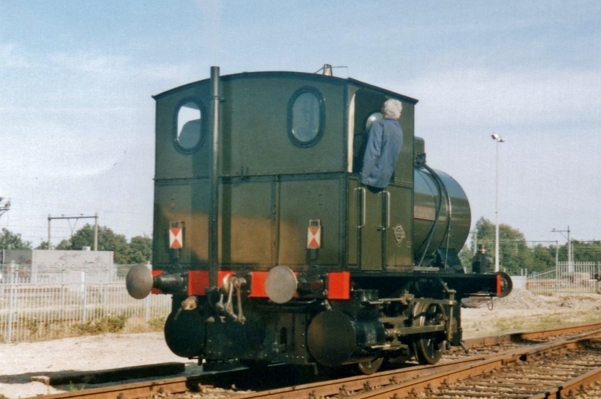 Dampfspeicherlok 6326 lauft am 21 Oktober um ins SSN Bw Rotterdam Noord-Goederen.