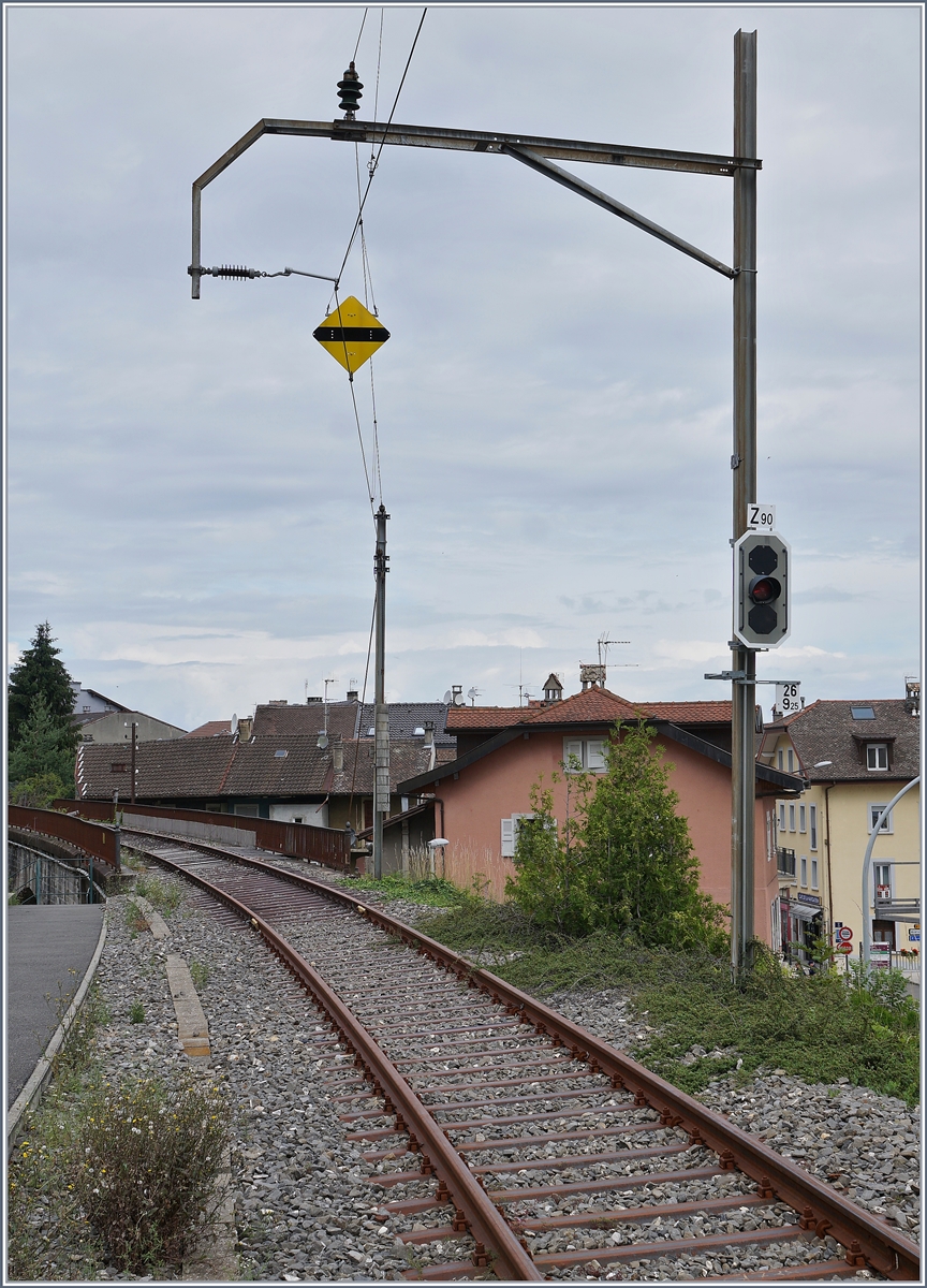 Das Ende der Strecke 130 in St-Gingolph und der Anfang der Hoffnung, dass hier eines Tages wieder Züge verkehren werden. 

15. Juni 2020