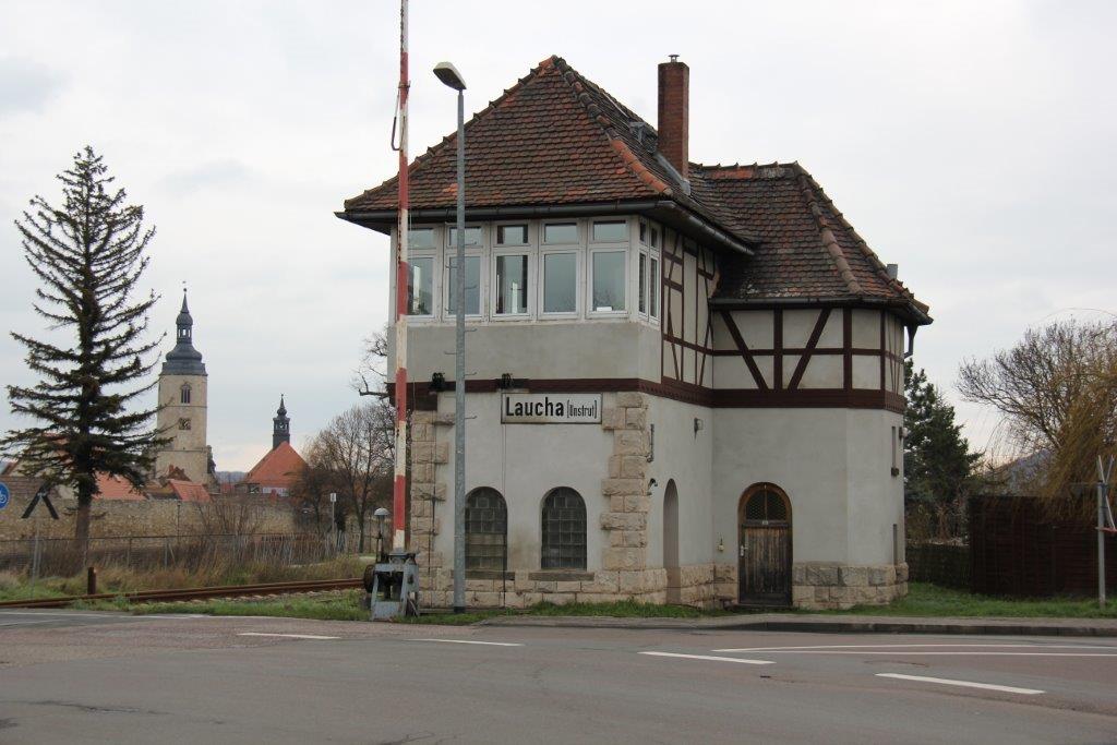 Das Stellwerk Lw am 08.12.2013 in Laucha. (Foto: Wolfgang Krolop)