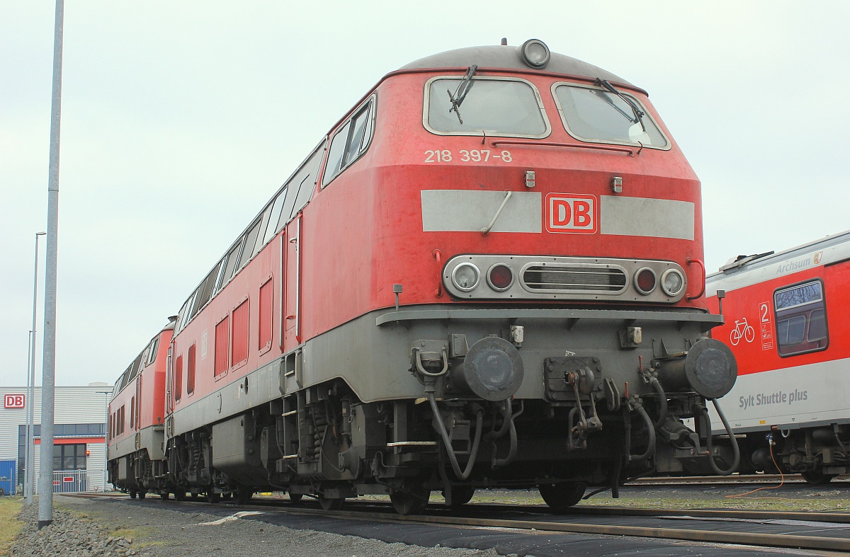 DB 1218 397-8, Bw Niebüll, 08.001.2017 