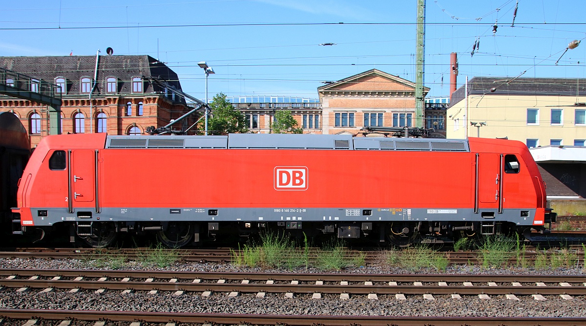 DB 146 214-2 REV/LD X/02.09.13, Verl/RF/23.08.20, Verl/RF/18.08.21, Bremen Hbf 10.07.2021