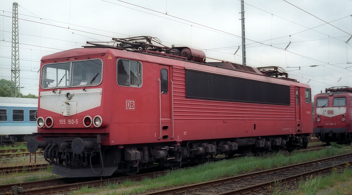 DB 155 160-5, Bw Flensburg-Peelwatt 23.05.1999 M.S/D.S