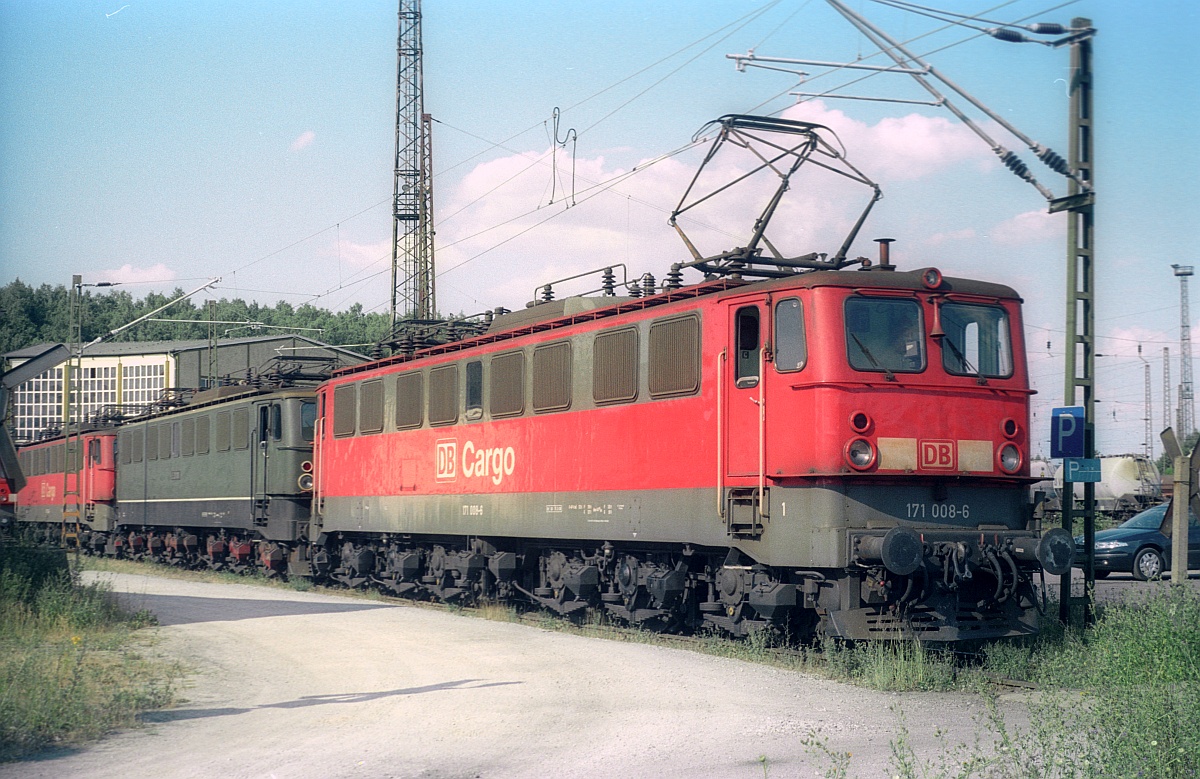DB 171 008-6, E 251 001 und 171 014-4 Bw Blankenburg 27.06.2003