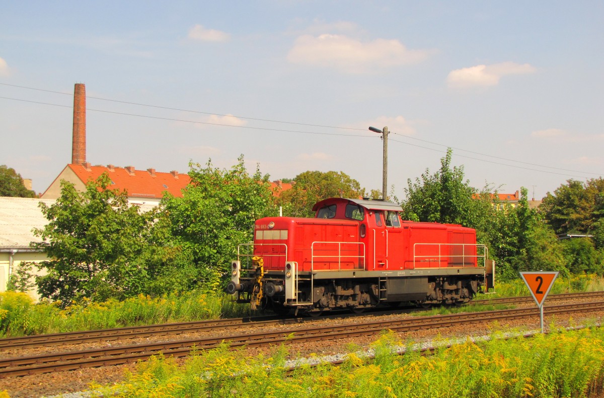 DB 264 663-0 am 22.08.2013 in Zeitz. 