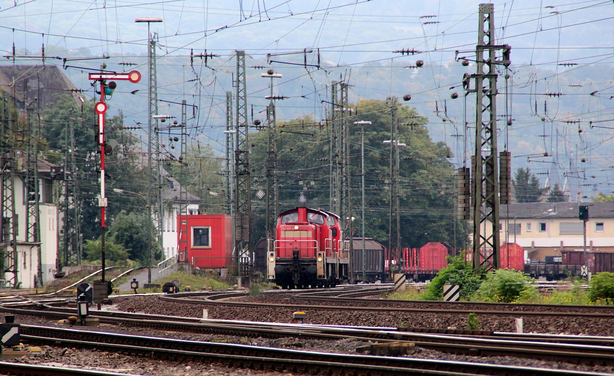DB 294 901-4 und 579-8 Koblenz-Lützel 29.09.2012