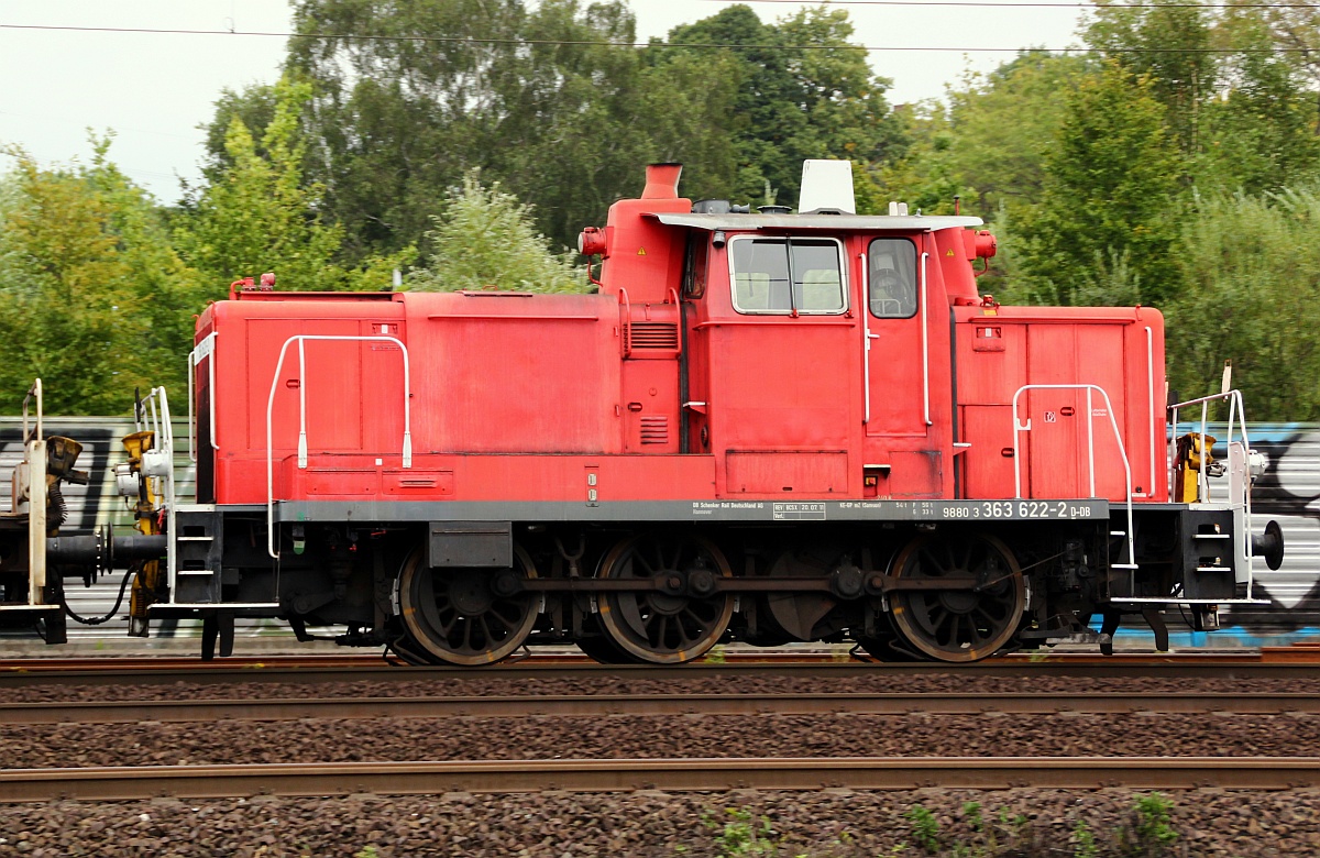 DB 363 622-2 als Portrait aufgenommen am 07.09.2012 in Hamburg-Harburg(üaVinG)