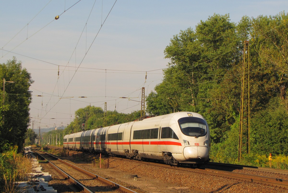 DB 411 062-3  Vaihingen an der Enz  als ICE 1714 von M�nchen Hbf nach Ostseebad Binz, am 07.09.2013 in Naumburg Hbf.