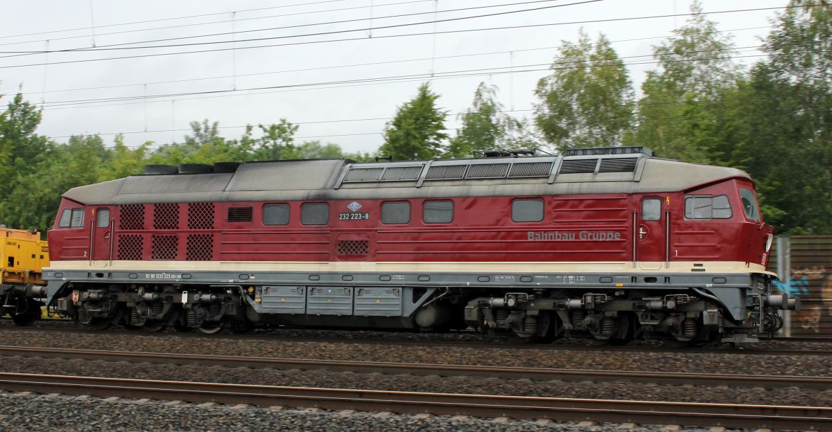 DB Bahnbau-Gruppe 232 223-8(REV/628/16.09.16) HH.Harburg 06.07.2019