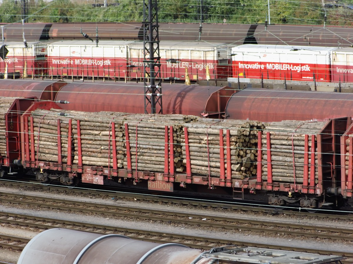 DB Railion Roos-t 3525 901 in Dresden-Friedrichstadt, 04.10.2013.