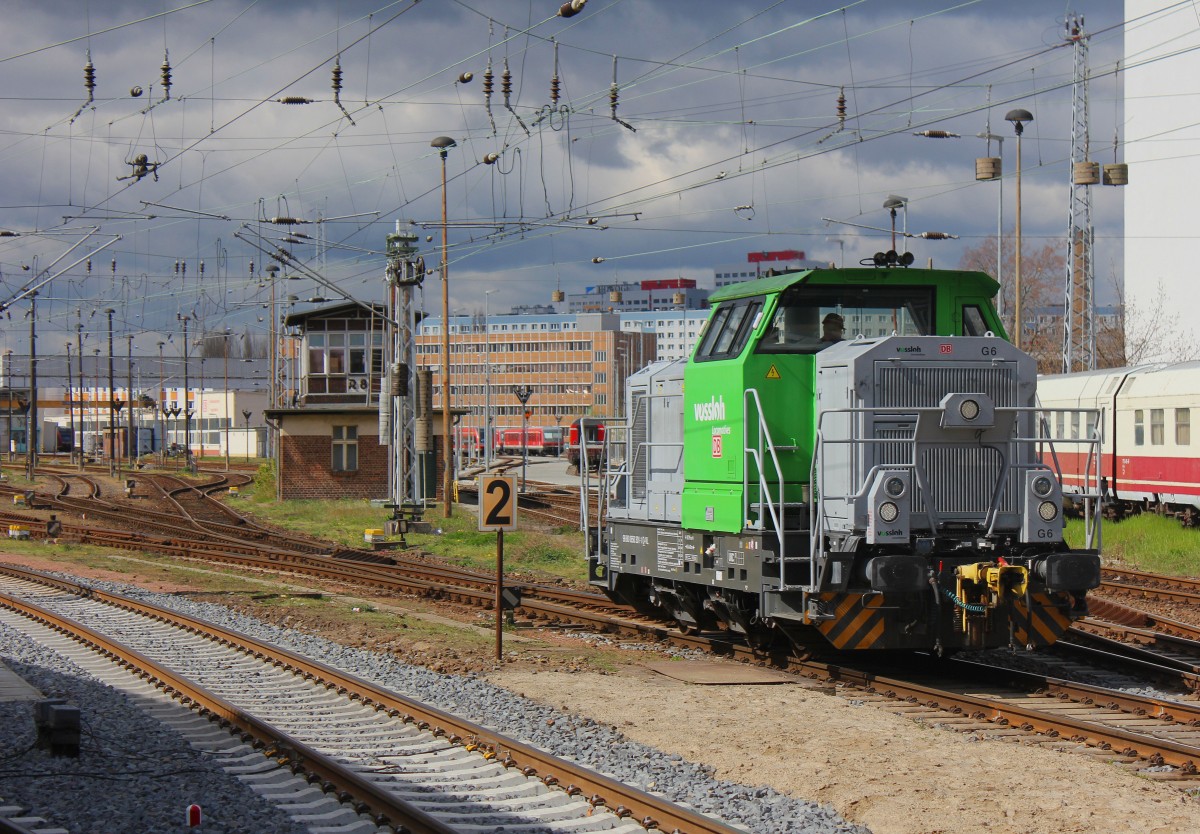 DB Regio 650 301-1 Rangiert am 18.04.2015 im Bahnhof Berlin Lichtenberg.