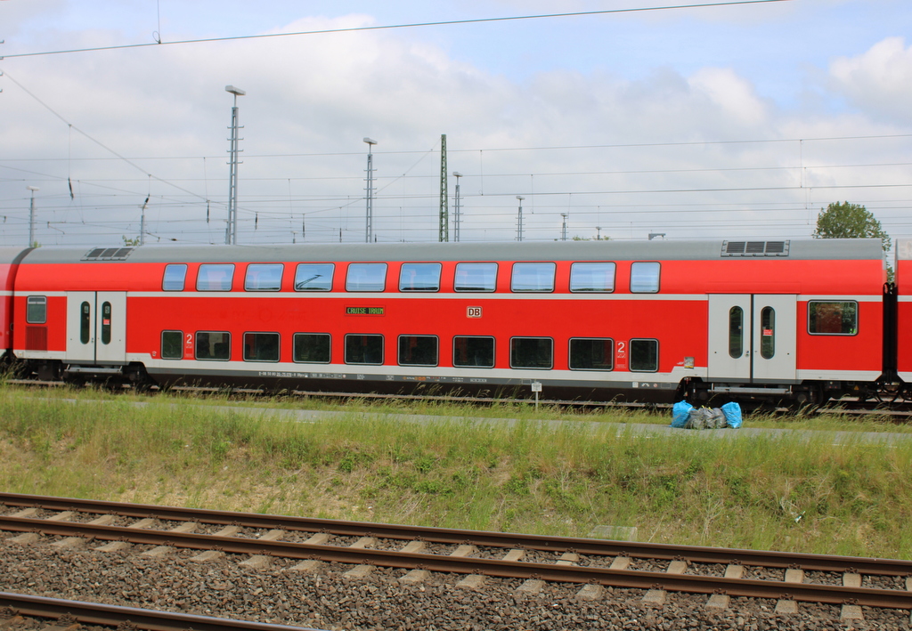 DB-Regio Hocheinstieg Dosto stand am 20.05.2022 im Bw Rostock Hbf.