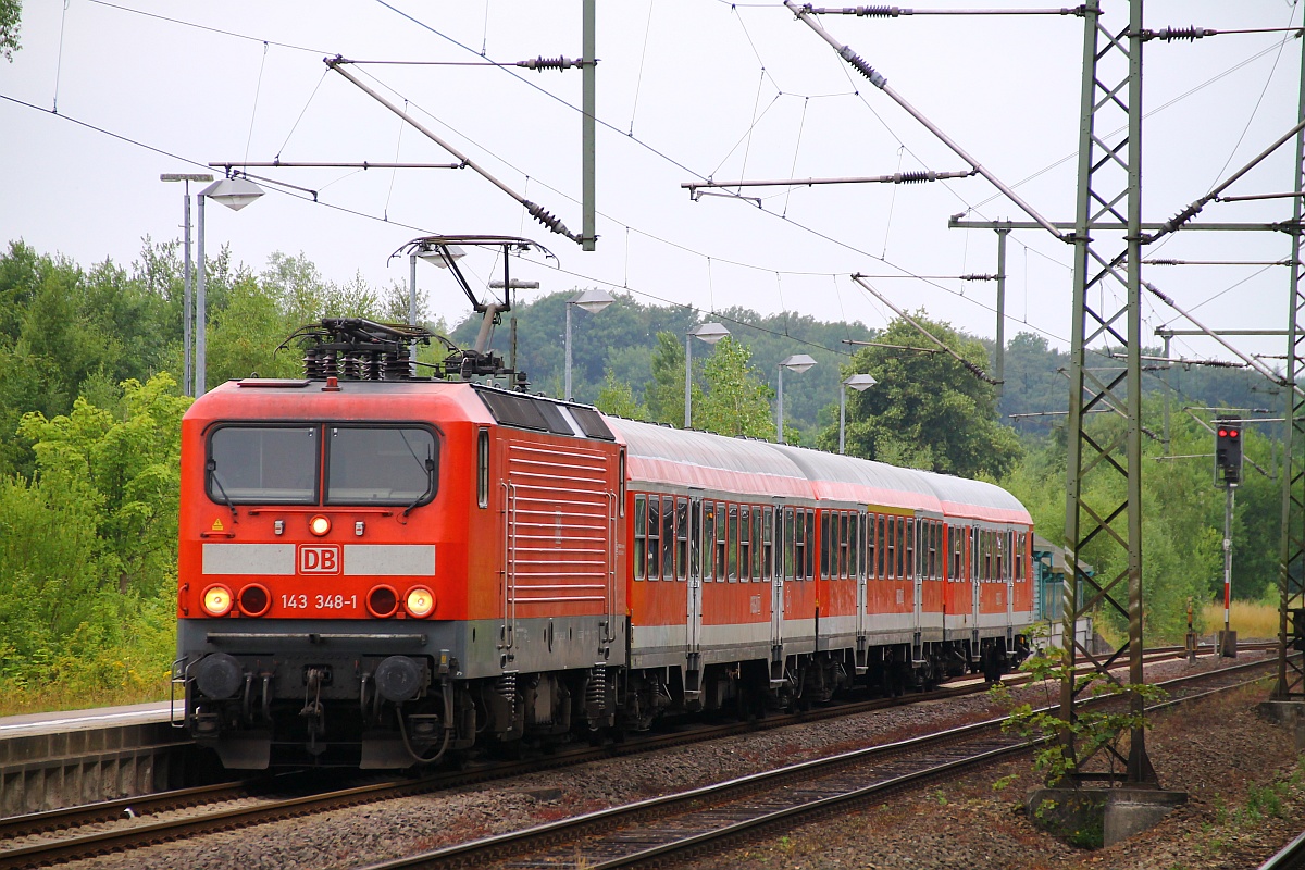 DB Regio Kiel 143 348-1 | heute S-Bahn Dresden, Schleswig 08.07.2014 (üaV)
