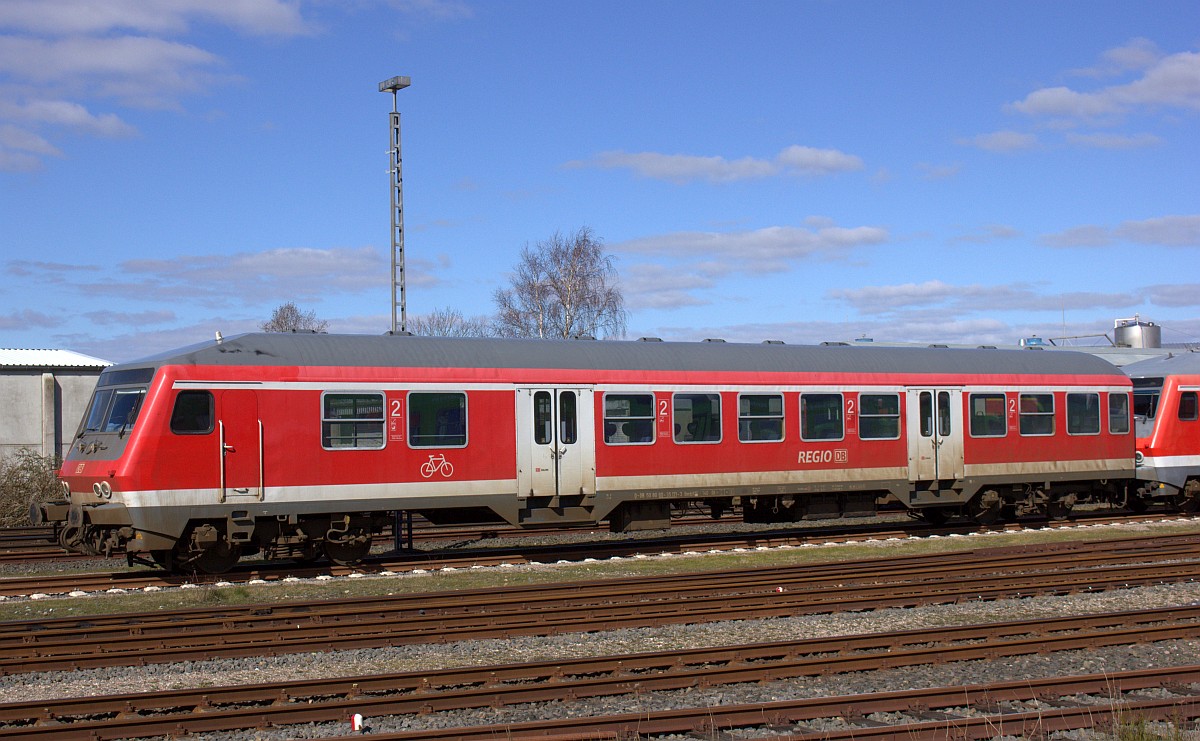 DB Regio Mnster Steuerwagen 5080 80-35 171-3 Bnrdzf483.1, Unt/WW X/24.04.15, Husum-Nord 22.03.2020