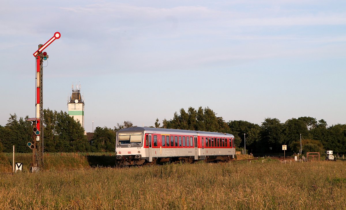 DB SSP 628/928 503  Morsum  auf dem Weg nach Bredstedt festgehalten in Risum-Lindholm am 06.07.2017