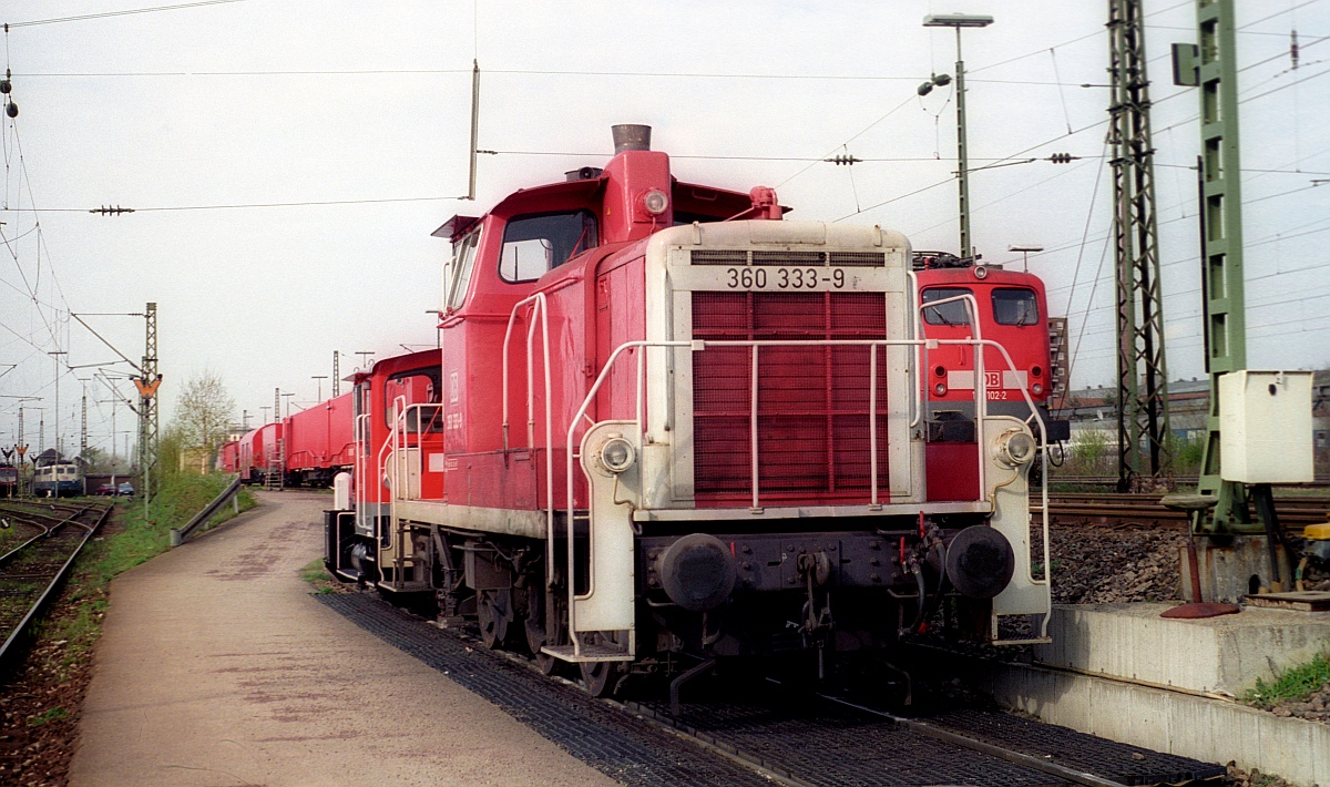 DB V 60 333 / 360 333-9 Bw Kornwestheim 14.04.2000