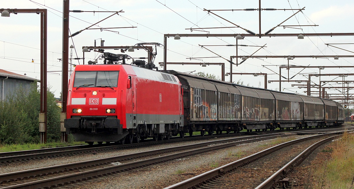 DBCSC EG 3101 mit Gz Einfahrt Padborg/DK 12.09.2020