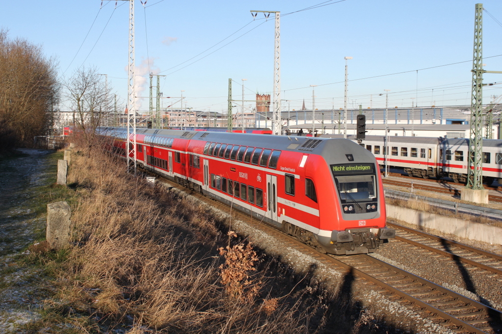 DBpzfa 766.1 Caspar David Friedrich als RE 4361 von Wnsdorf-Waldstadt nach Rostock Hbf bei der Einfahrt im Rostocker Hbf. 06.01.2017