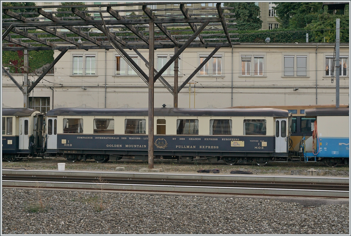 Der 1930 als AB4 101 in Betrieb genommene MOB As 101 in Montreux.

12. Okt. 2020