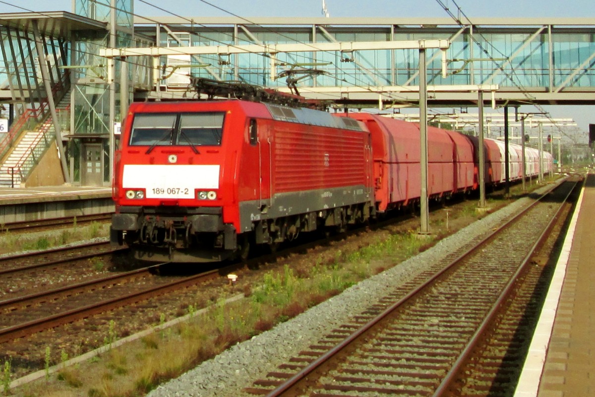 Der FlaBaKa (FLAndersBAch-KAlkzug) mit 189 067 war in Boxtel am 22 Augustus 2015.