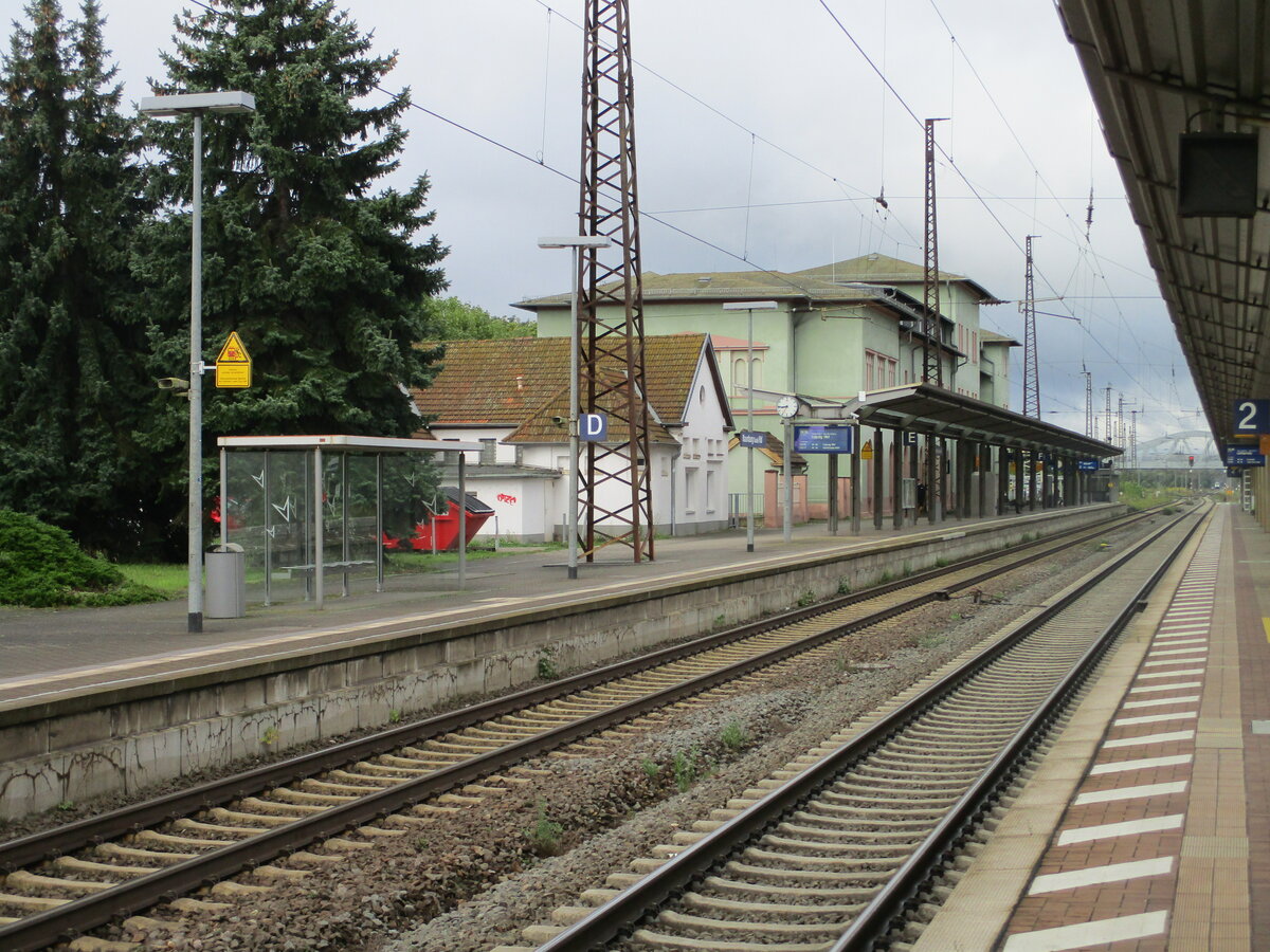 Der Hauptbahnhof von Naumburg am 30.August 2021.