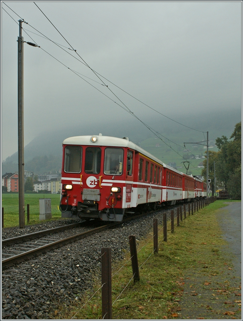 Der IR Luzern - Engelberg erreicht in Kürze Stans.
18. Okt. 2010