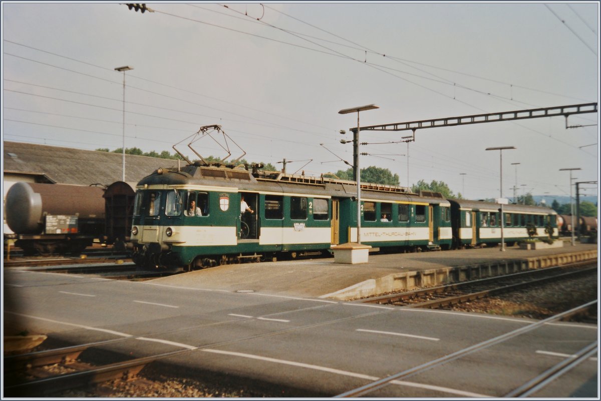 Der MThB ABDe 4/4  Konstanz  erreicht mit seinem Bt Konstanz.

6. Juni 1992