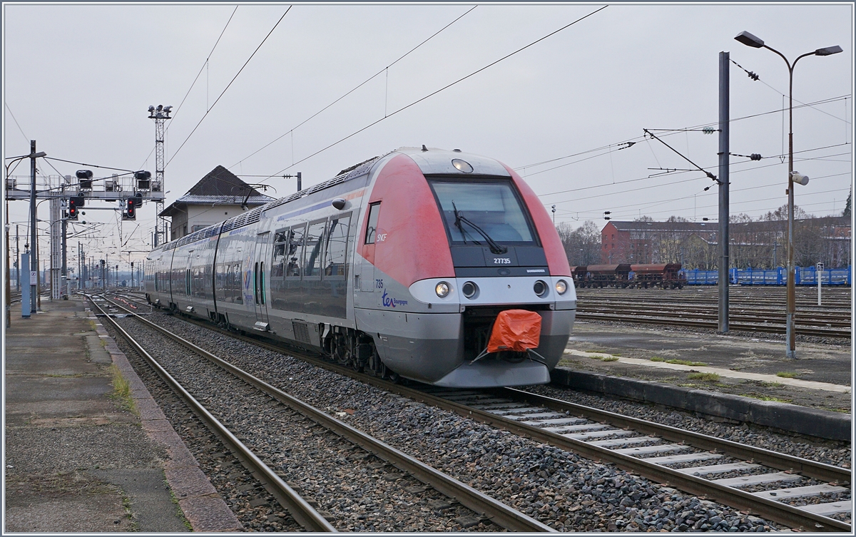 Der SNCF Z 27735 erreicht Belfort.
11.01.2019