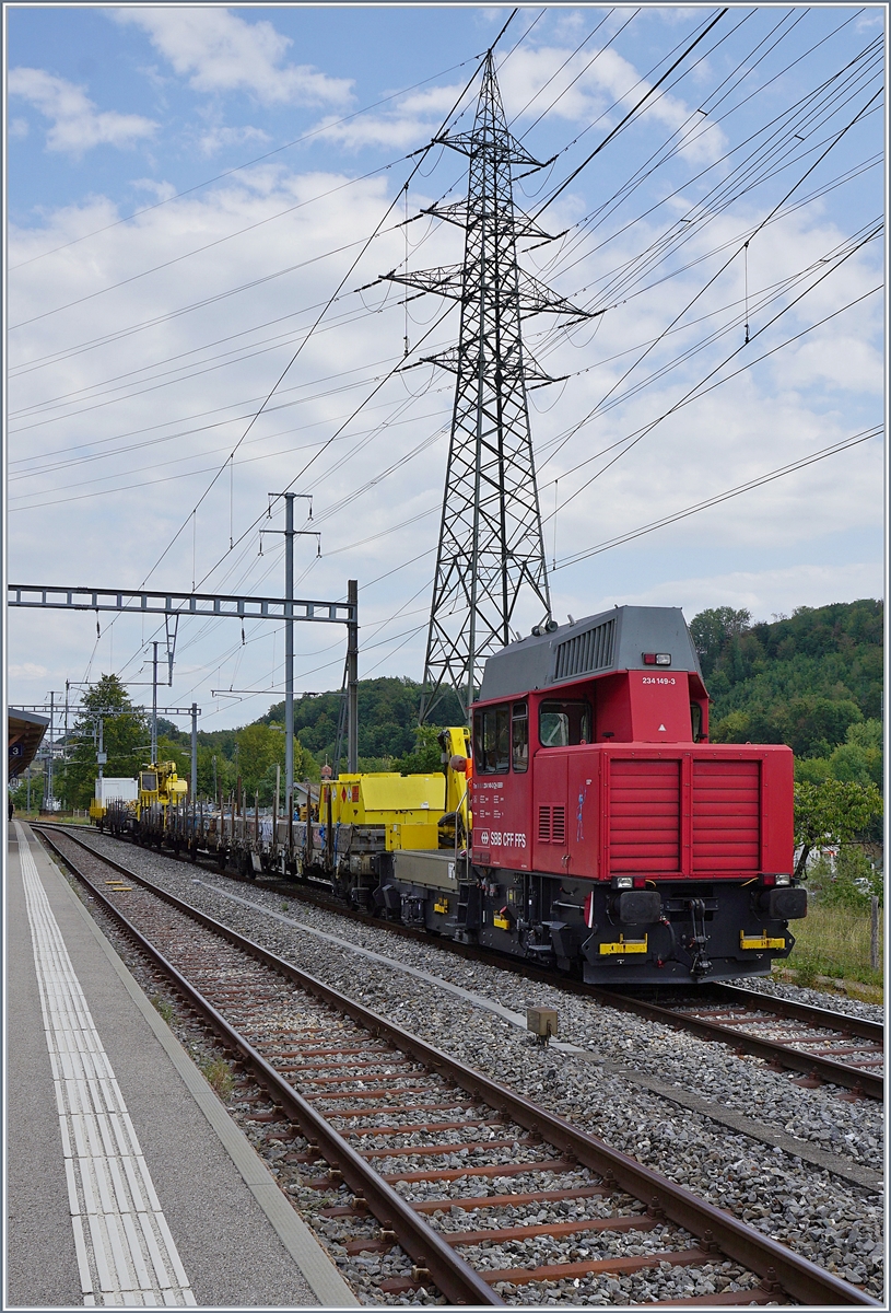 Der Tm 234 149-3 in Puidoux-Chexbres.
29. August 2018