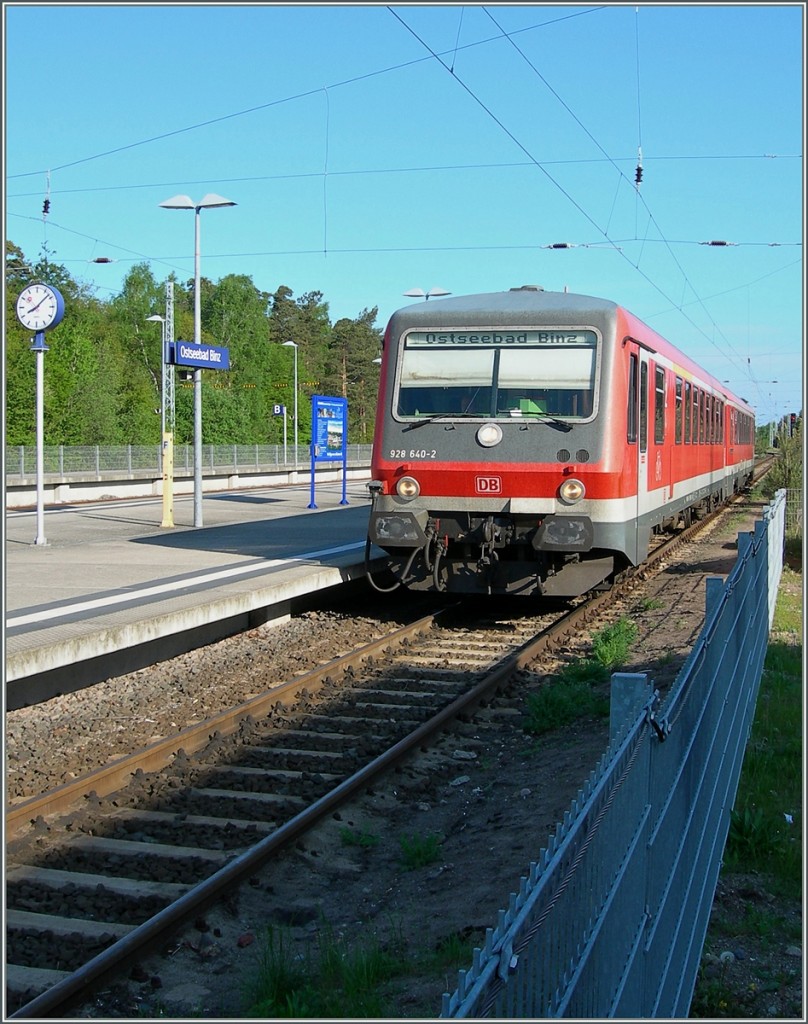 Der VT 928 640-2 hat sein Ziel erreicht.
24. Mai 2006