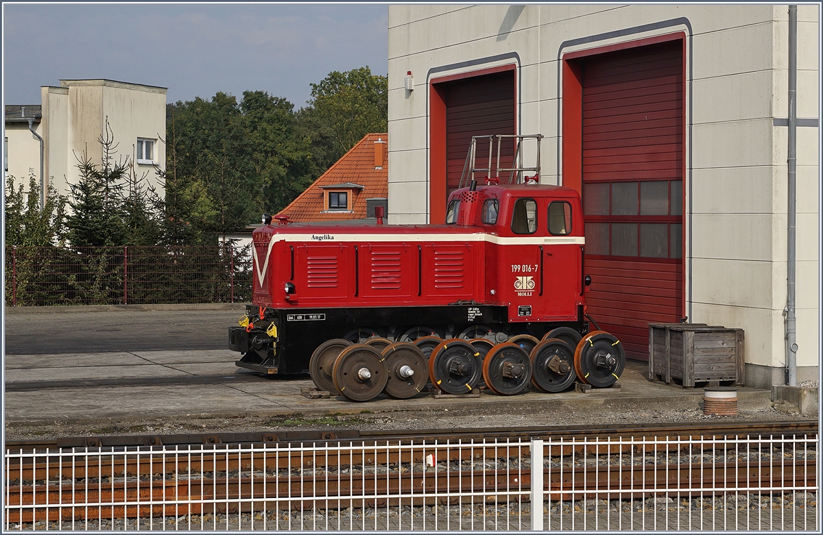 Die 199 016-7 in Bad Doberan.

28. Sept. 2017