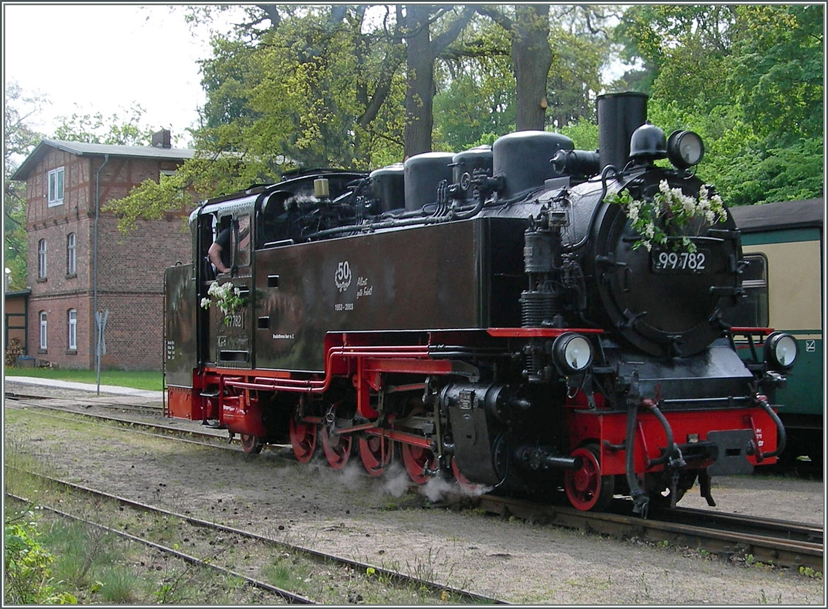 Die 99 782 in Göhren.
25. Mai 2006