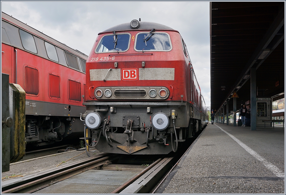 Die DB 218 435-6 in Lindau.

24. Sept. 2018