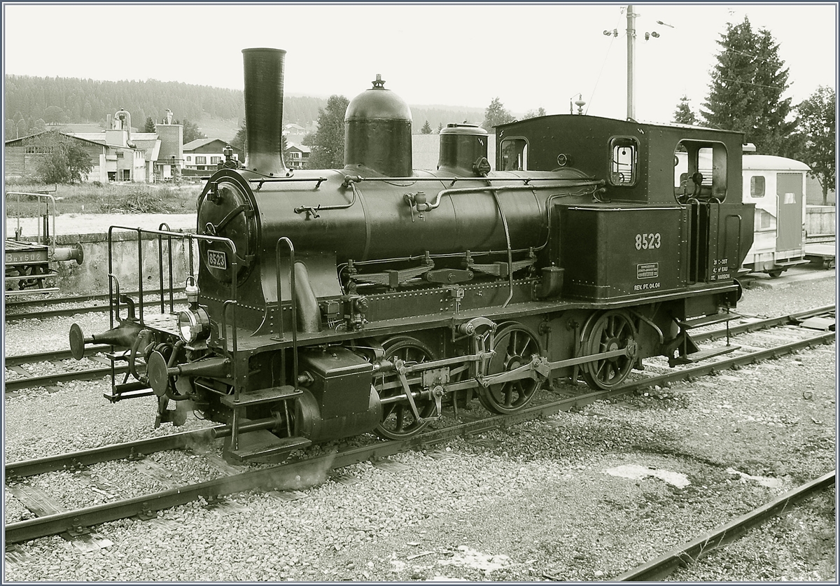 Die E 3/3 8523 in Le Brassus (alter Bahnhof).
23. Juli 2006