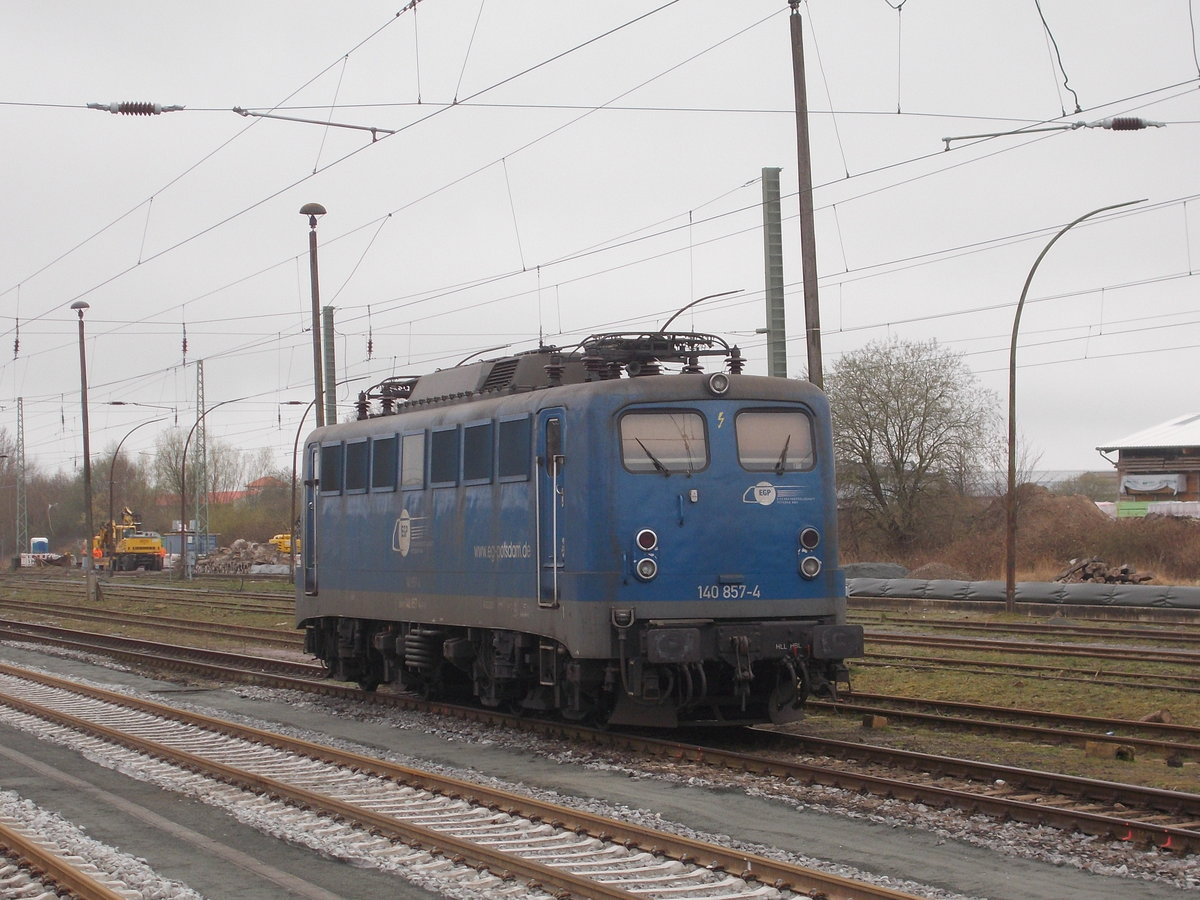 Die EGP 140 857,am 07.April 2017,in Bergen/Rgen.