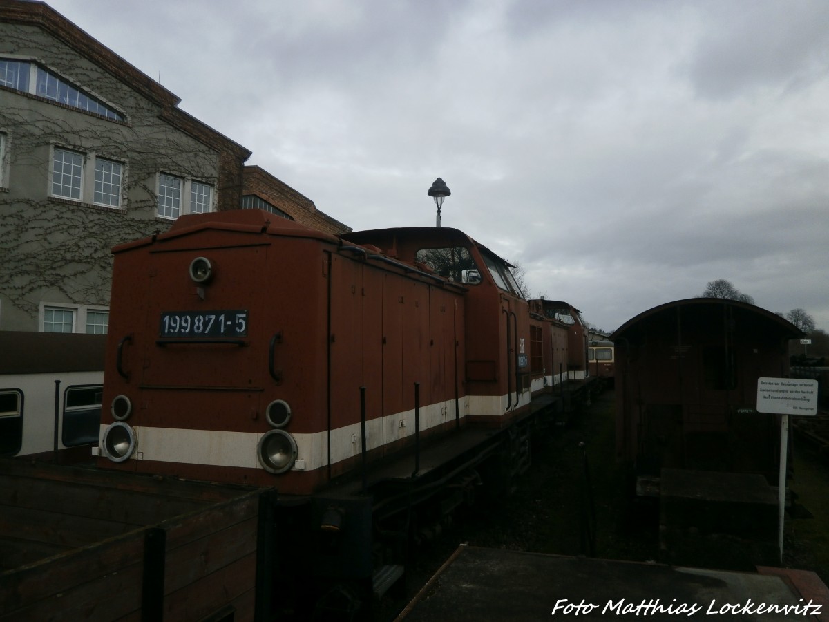 Die Harzkamele 199 871-5 & 199 XXX-X abgestellt im Bahnhof Wernigerode-Westerntor am 21.12.14