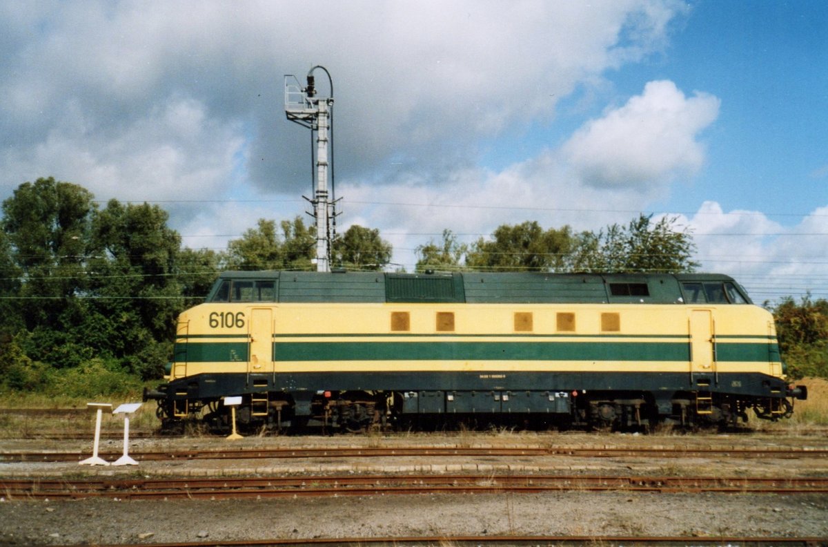 Die Kabinenfahrten mit 6106 wurden am 12 September 204 in Saint-Ghislain gerne genutzt vom Publikum.