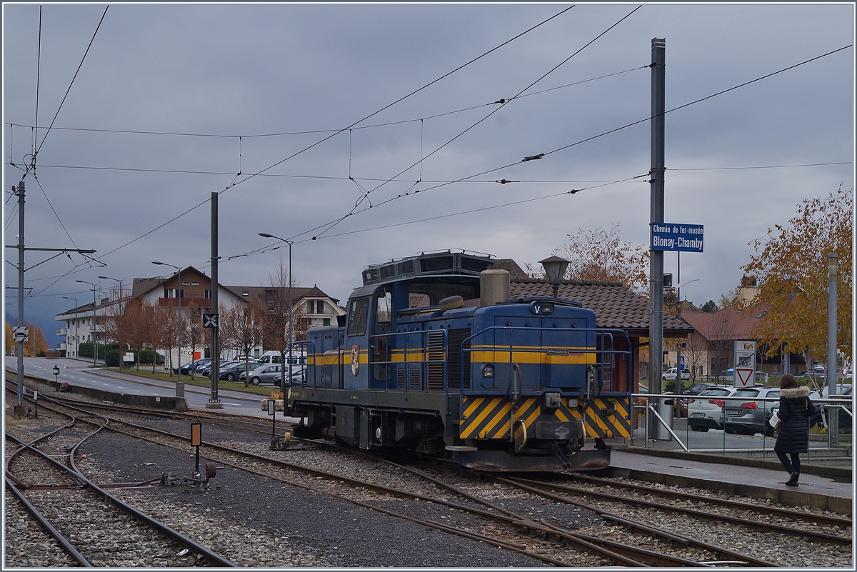 Die MOB Gm 4/4 2004 in Blonay.

27. Nov. 2018