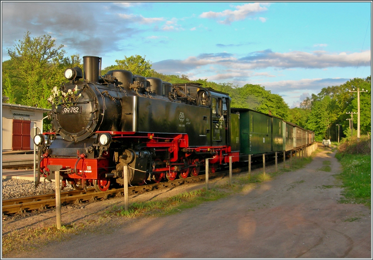 Die RüBB 99 782 in Binz.
25. Mai 2006