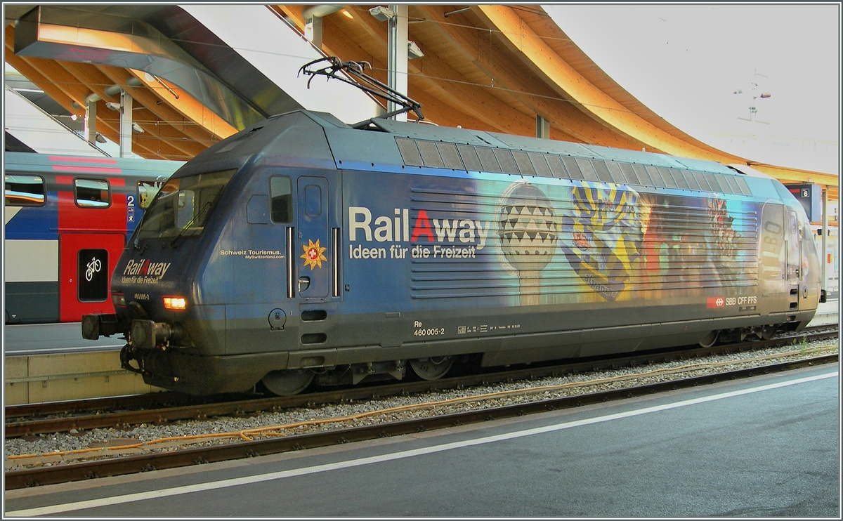 Die SBB Re 460 005-2 in Bern. 27. Juli 2006