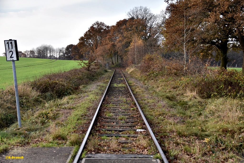 diese streck führt nach hh-tiefstack,wo auch die schotterzüge nach glinde zusammen gestellt werden,aufgenommen am bü havighorster weg,23.11.16