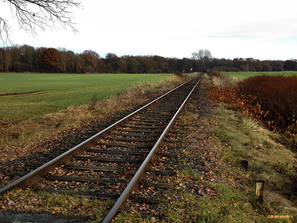 diese strecke führt in richtung bahnhof glinde,aufgenommen am bü havighorster weg,23.11.16