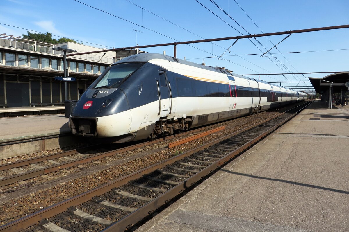 DSB MG 5673 verlässt Roskilde am 17 September 2020.